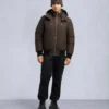 Original Ballistic Shearling Trim Bomber Jacket Original Ballistic Shearling Trim Bomber Jacket