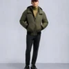 Original Ballistic Shearling Trim Bomber Jacket Original Ballistic Shearling Trim Bomber Jacket