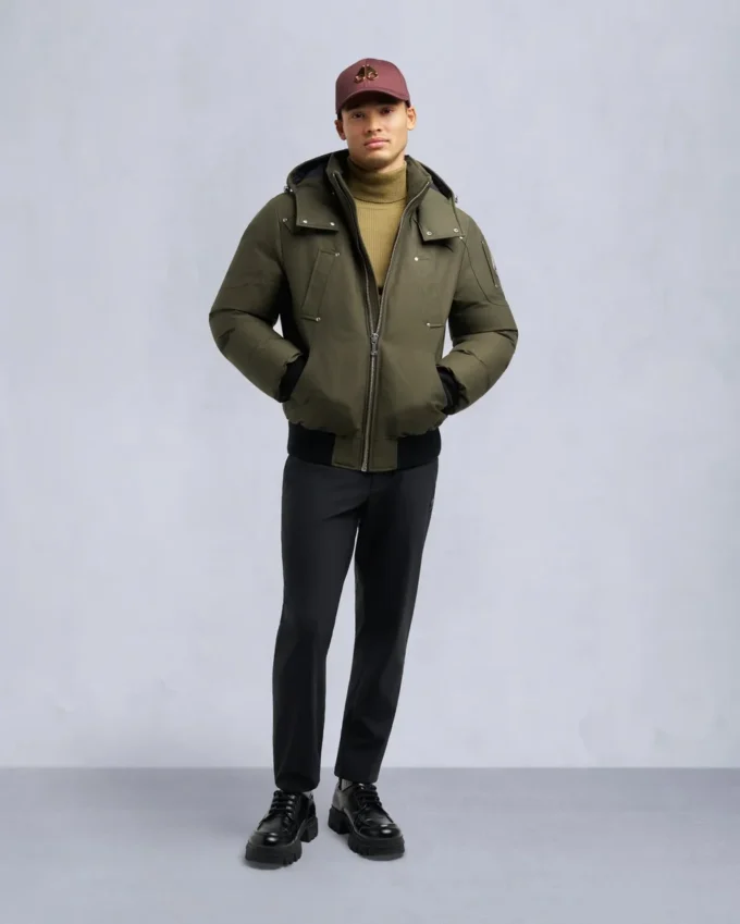 Original Ballistic Shearling Trim Bomber Jacket Original Ballistic Shearling Trim Bomber Jacket