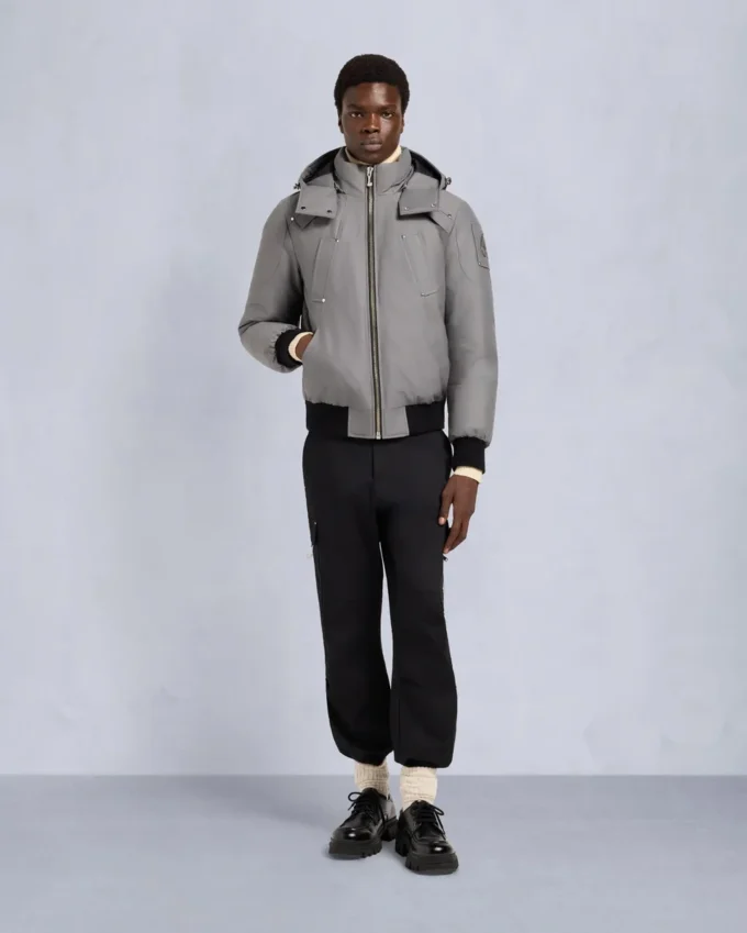 Original Ballistic Shearling Trim Bomber Jacket Original Ballistic Shearling Trim Bomber Jacket