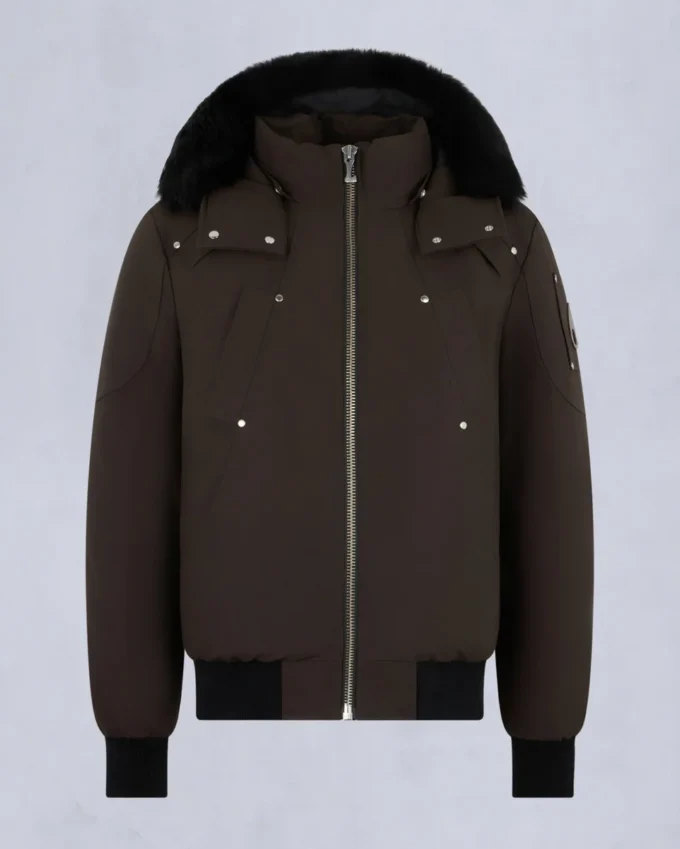 Original Ballistic Shearling Trim Bomber Jacket Original Ballistic Shearling Trim Bomber Jacket