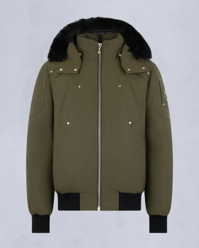 Original Ballistic Shearling Trim Bomber Jacket Original Ballistic Shearling Trim Bomber Jacket