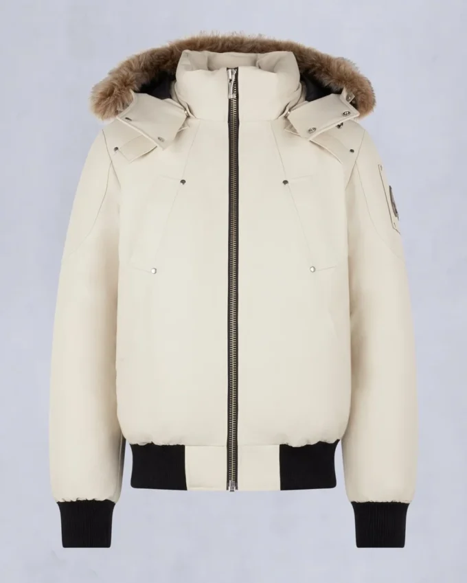 Original Ballistic Shearling Trim Bomber Jacket Original Ballistic Shearling Trim Bomber Jacket
